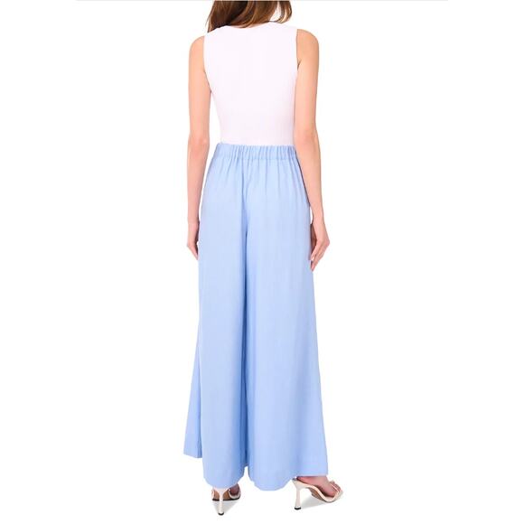 Parker Women's The Maire Linen-Blend Wide-Leg Pants. L - Picture 6 of 8